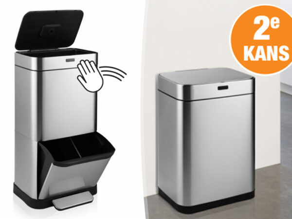 Stijlvolle prullenbakken in de aanbieding