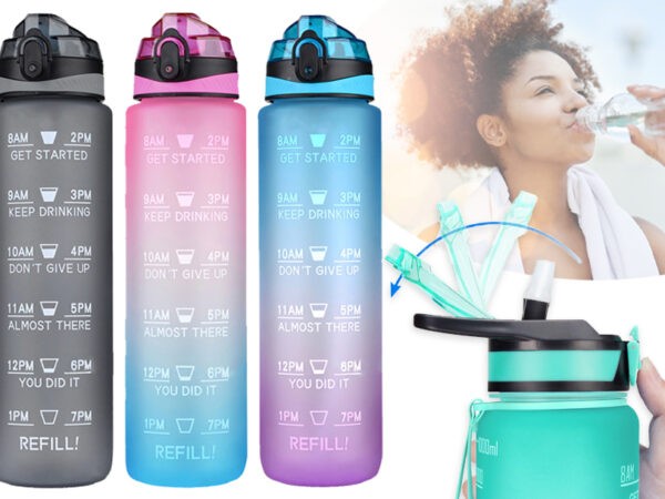 Drinkfles met rietje - sale