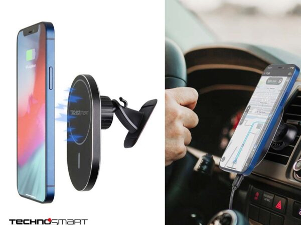 Draadloze Auto Oplader - Met Magnetische Plaat! ...