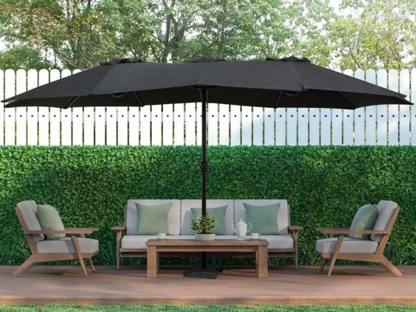 Dubbele Parasol - Voor Een Extra Grote Schaduwplek In De Tuin! ...