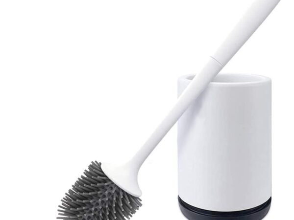 Basic Siliconen Toiletborstel - Met houder