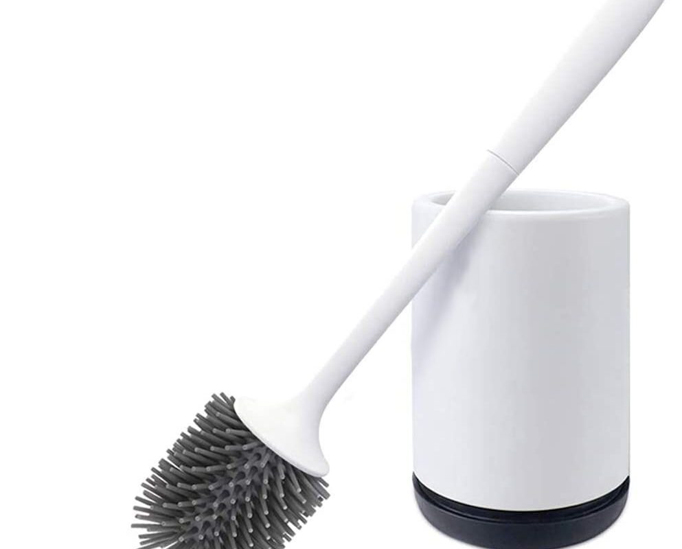 Basic Siliconen Toiletborstel - Met houder