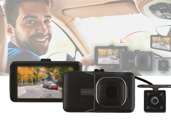 Guardo Full HD Dashcam - Voor-en achtercamera - 1080P