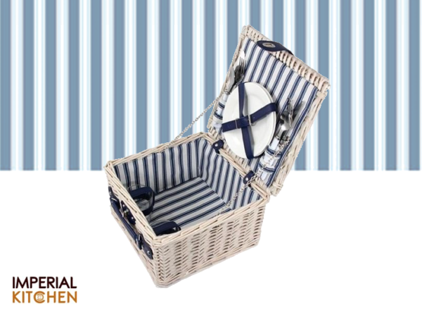 Picknickmand 2-pers - Wit