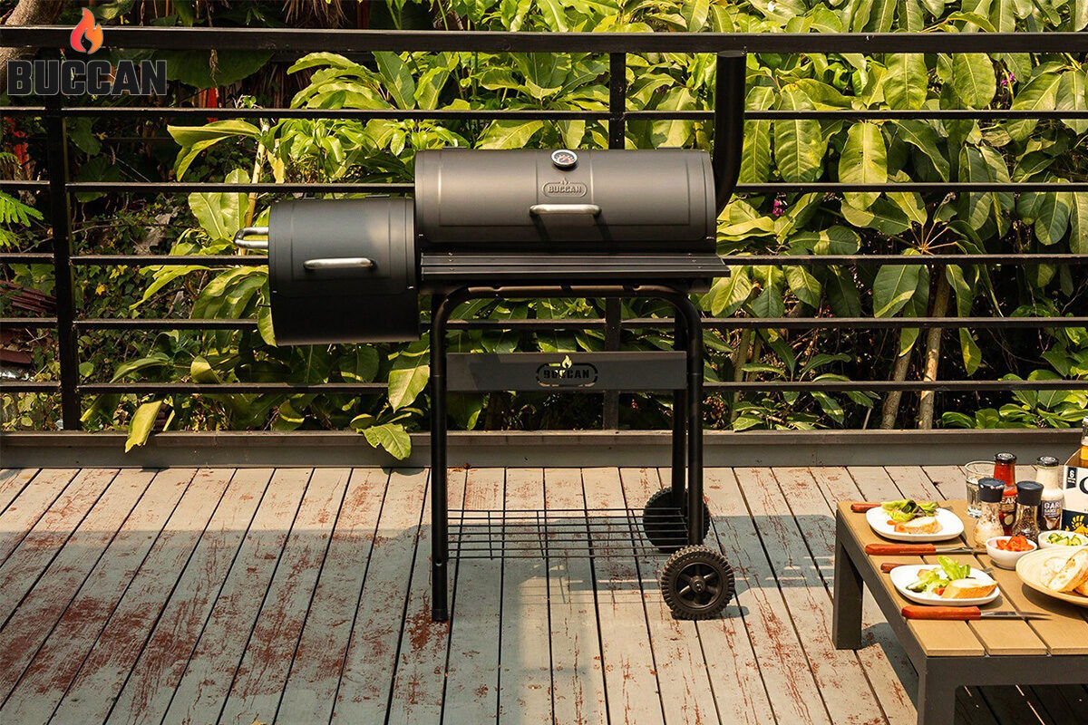 Buccan BBQ - Houtskool barbecue - Bunbury Double Barrel