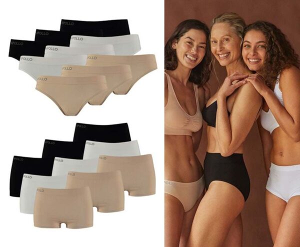 6-Pack Naadloos Dames Ondergoed - Keuze Uit Slips Of Hipsters! ...