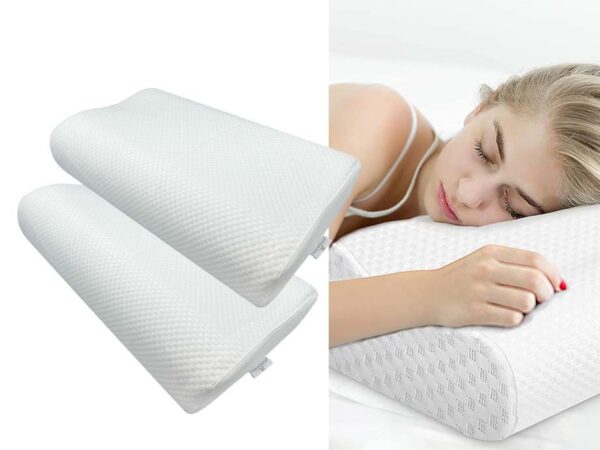 Ergonomische Neksteun Traagschuim Kussens - Vandaag 1+1 GRATIS! ...
