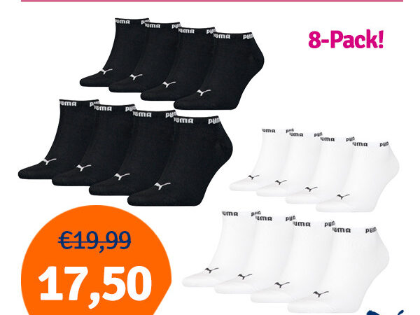 Dagaanbieding Puma Sneakersokken Heren Promo 8-pack