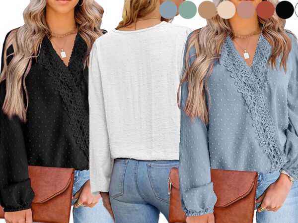 Lange mouwen blouse met korting