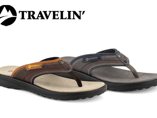 Fiksdal heren teenslippers van Travelin