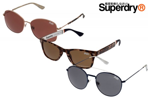 Zonnebril van Superdry met korting!