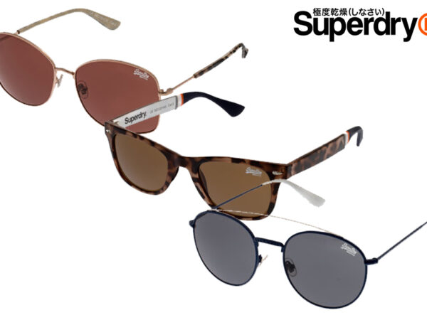 Zonnebril van Superdry met korting!