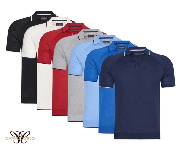 Cappuccino Ultra Air Polo Van Fijn Breiwerk - In 7 Kleuren! ...