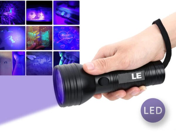 Premium UV zaklamp - UV lamp - De inspecteur onder de zaklampen