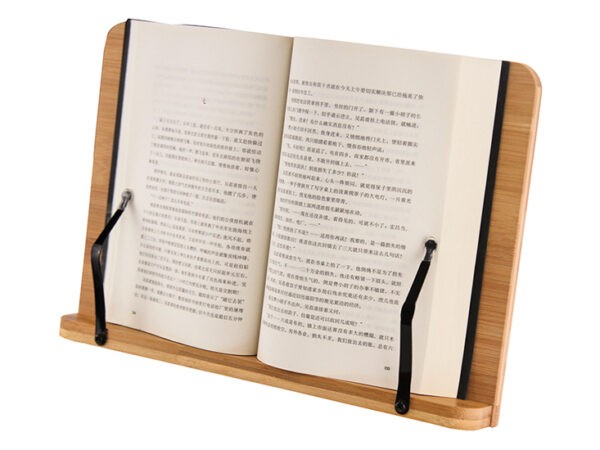 Fedec Bamboe Boekenstandaard - Opvouwbaar - 38x28cm