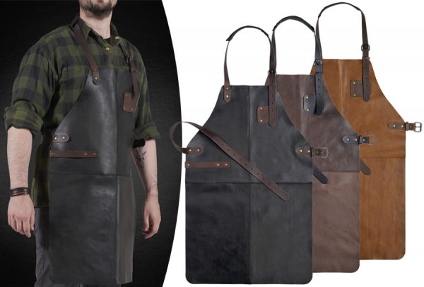 54% korting op lederen bbq schort van Wavea