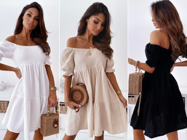 Off shoulder jurk nu met 60% korting
