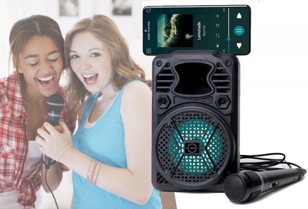 Mini karaoke machine met korting!
