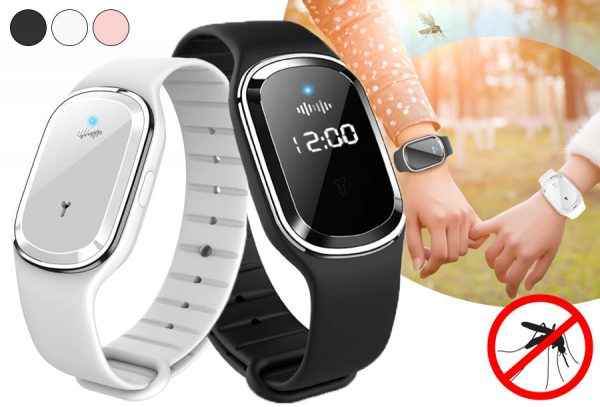 Muggenverjager horloge in de aanbieding