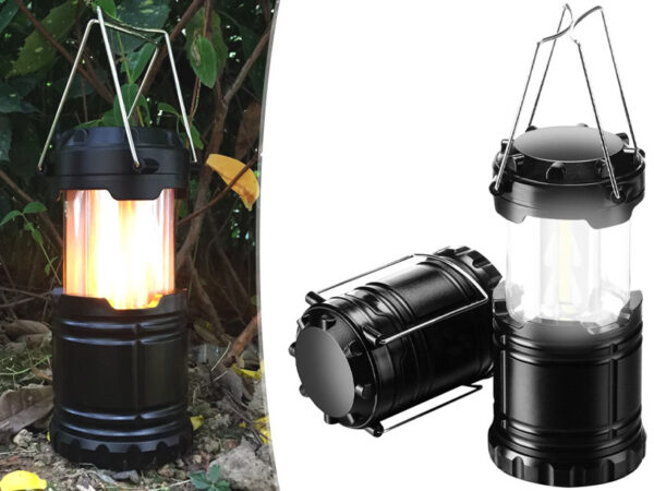 Tafellamp met vlamverlichting