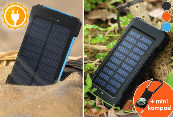 Powerbank op zonne-energie