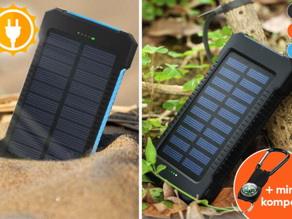 Powerbank op zonne-energie