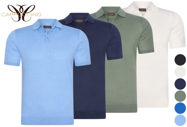Polo shirt voor heren van Cappuccino Italia