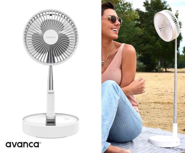 Avanca Foldable Fan - Draadloos En In Hoogte Verstelbaar! ...