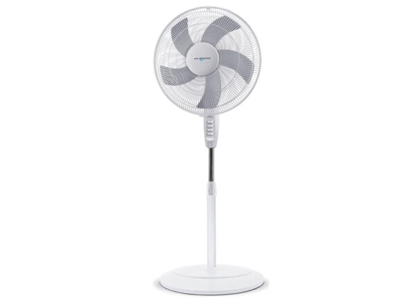Air Monster Staande Ventilator - Ø40cm - Occilerend - 3 Standen - Wit