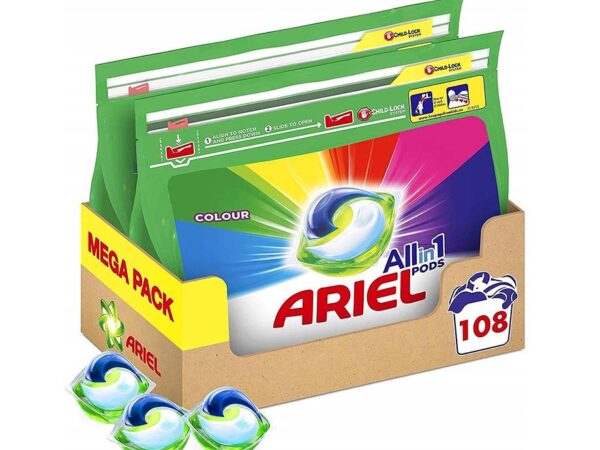 108-Pack Ariel 3-In-1 Pods - Keuze Uit Color Of Regular! ...