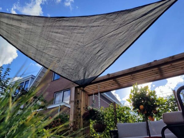 Schaduwdoek XL Met Solar LED Verlichting - Sfeervolle Bescherming Tegen De ...