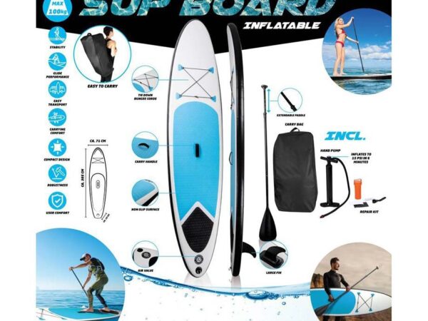 Opblaasbaar SUP- / Paddleboard incl. pomp en accessoires! ...