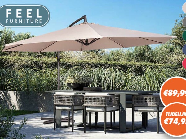Zweefparasol aanbieding