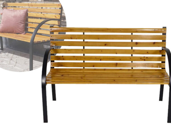 Houten tuinbank met korting!
