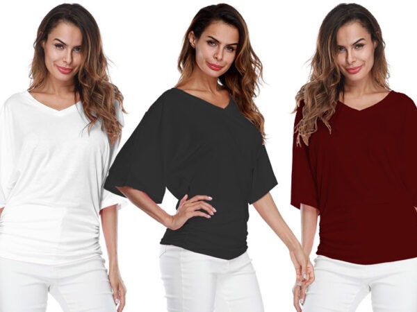 Vlindermouw shirt in de aanbieding