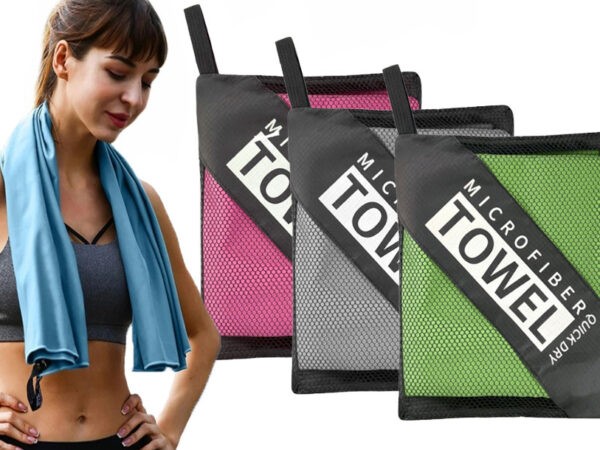 Microvezel handdoek met korting