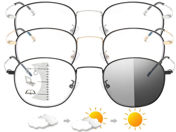 Leesbril met blauw licht filter in de sale