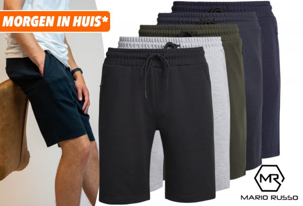 Mario Russo korte joggingbroek voor heren