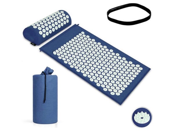 Fedec Acupressuur mat - inclusief kussen - Spijkermat