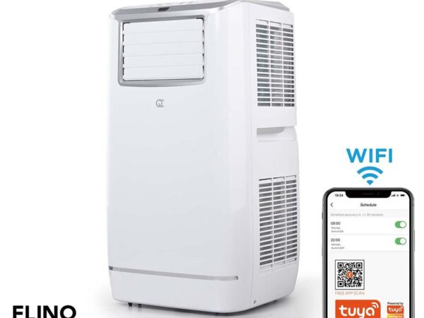 Flinq Slimme Mobiele Airco 13.000 BTU - Met Handige Tuya Smart App! ...