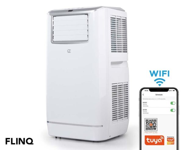 Flinq Slimme Mobiele Airco 13.000 BTU - Met Handige Tuya Smart App! ...