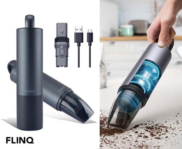 FlinQ Draadloze 2-in-1 Handstofzuiger - Compact & krachtig ...