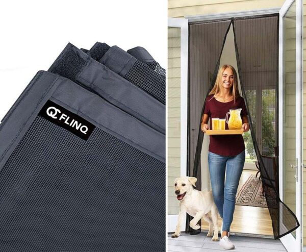 Magnetisch Vliegengordijn 101x210 - Van Hoge Kwaliteit Glasvezel! ...
