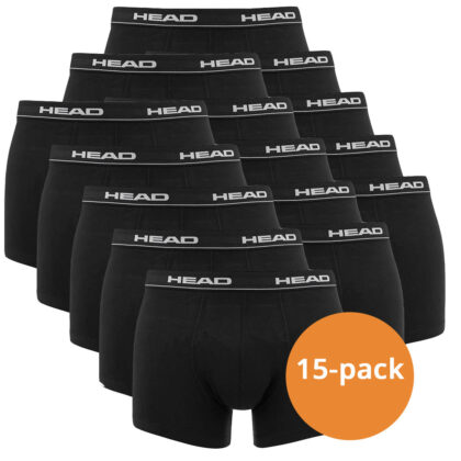 Head boxershorts black 15-Pack