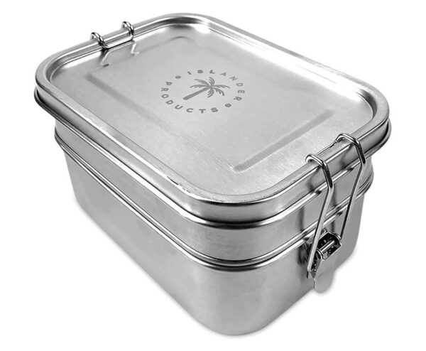 RVS Broodtrommel 1340 ml - Met Twee Lagen! ...