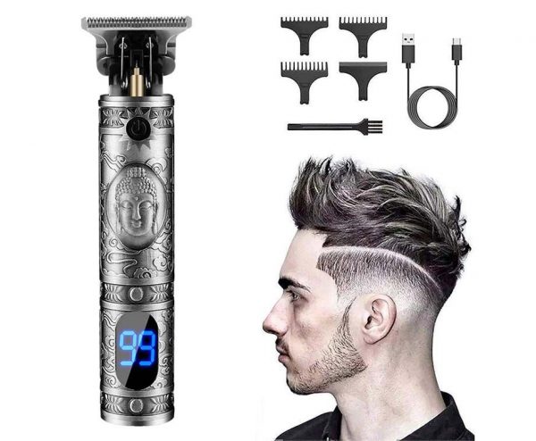 iBello Vintage Baard & Haar Trimmer - Oplaadbaar Dus Draadloos Te Gebruiken ...