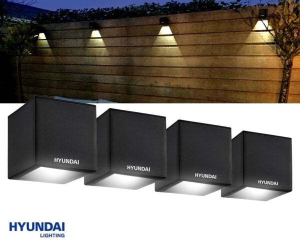 Draadloze Solar LED Cubes Voor Buiten - Gaan Automatisch Aan In Het Donker! ...