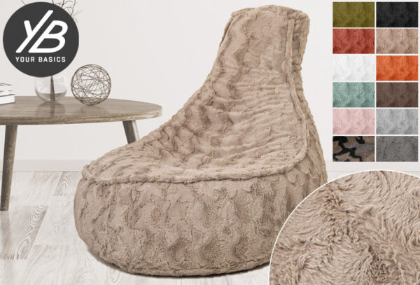 Faux fur zitzak stoel met korting
