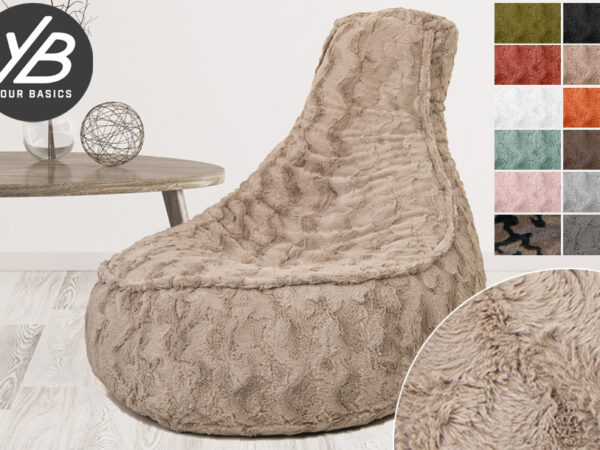 Faux fur zitzak stoel met korting
