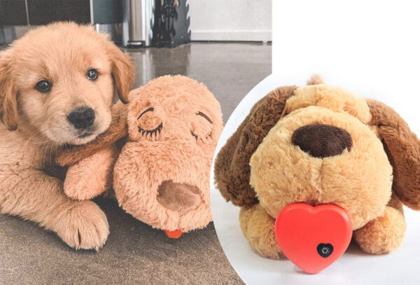 Hartslag knuffel hond - sale